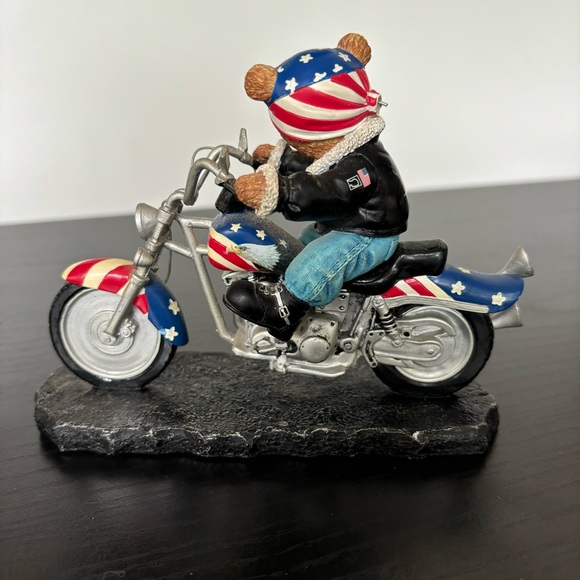 Faithful Fuzzies Born To Ride - Bear To Be Wild Collectible Figurine - Picture 2 of 9